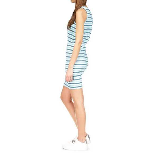 Michael Kors Teal Ikat Sleeveless Mini Dress - Picture 2 of 12